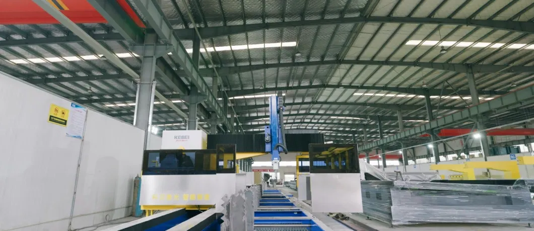Μηχανή κοπής λέιζερ CNC Fiber Gantry Ground Rail Type IP54 1