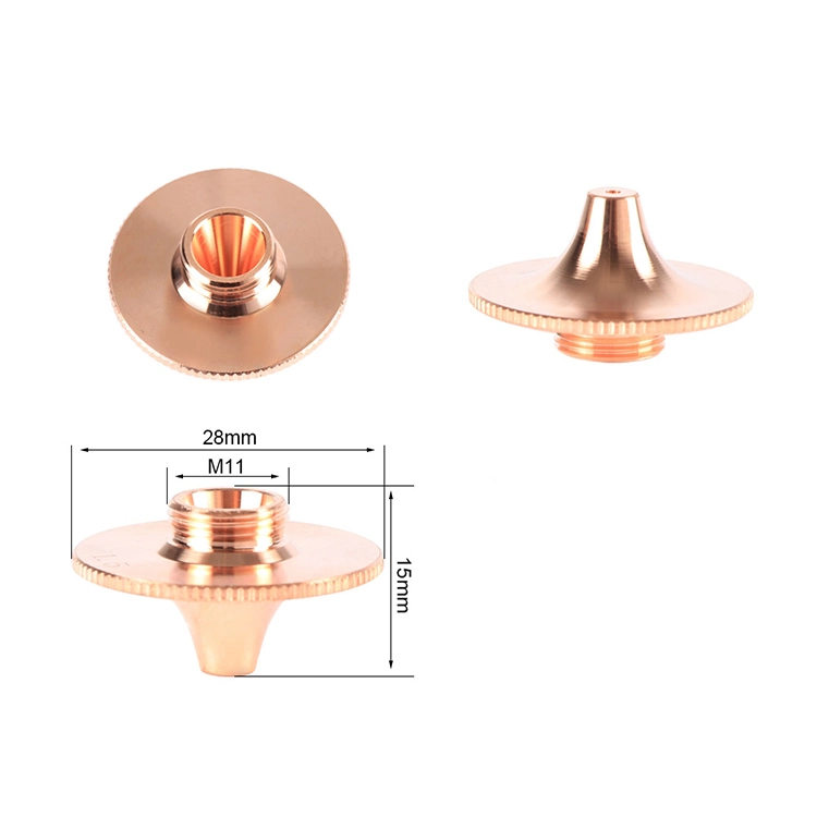 Μεγάλη ταχύτητα Laser Cutting Nozzle D28 Fiber Laser Nozzle D32 με όλα τα είδη της σειράς εργοστασιακή προμήθεια 3